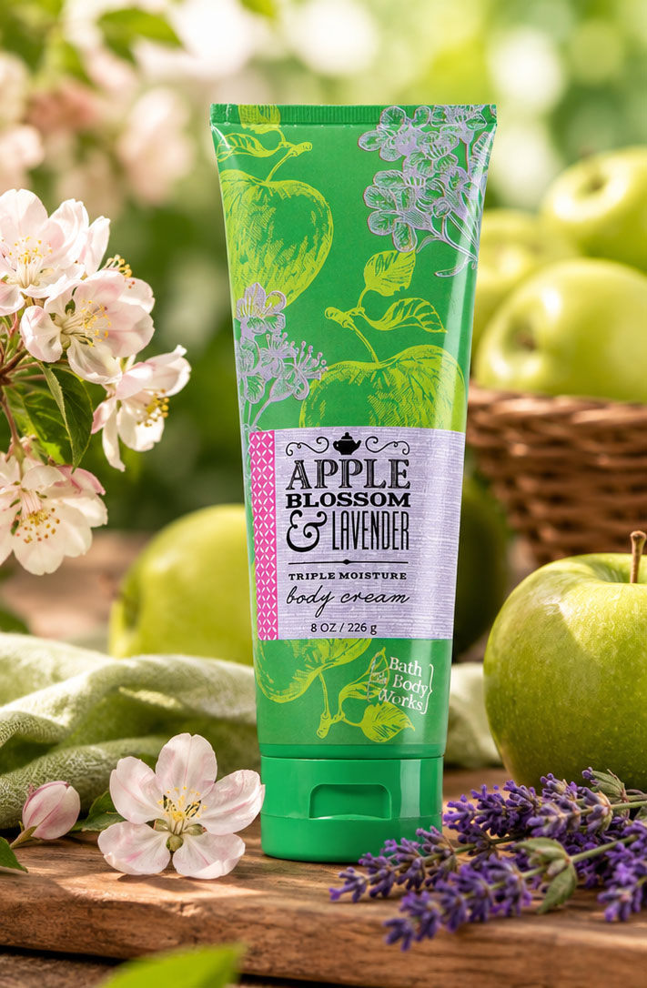 کرم بدن بس اند بادی ورکز Apple Blossom Lavender